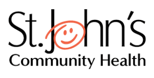 Green - St. John's Community Health. John's Logo